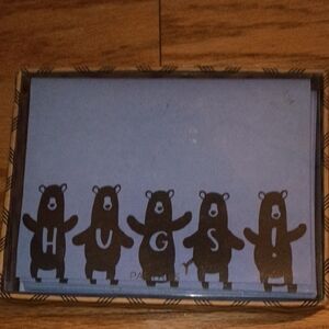Papyrus Blue Bear Hugs Stationery Set